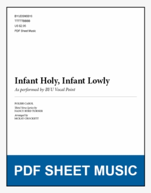 Infant Holy, Infant Lowly [pdf Sheet Music] - Nearer, My God, To Thee #521629