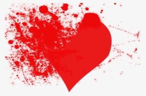 Splatter Heart Brush Blood Splatter Heart Animated - Blood Splatter Heart #521949