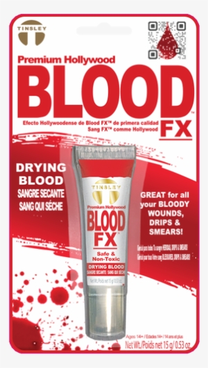 Tinsley Blood Fx Red Drying Mu-110 207090 By Tinsley - Tinsley Transfers Fx Drying Gel Fake Blood, Red #522007