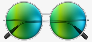 Hippie Glasses Png Clipart Free Download - Colourful Sunglasses Png #522226