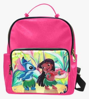 Psylocke Genuine Leather School Backpack In Lilo And - Backpack #522598