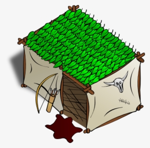Rpg Map Hunter Hut Symbol - House & Tent Clipart #522643