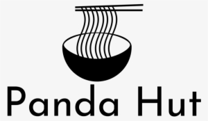 Panda Hut Logo Black - Portable Network Graphics #522943