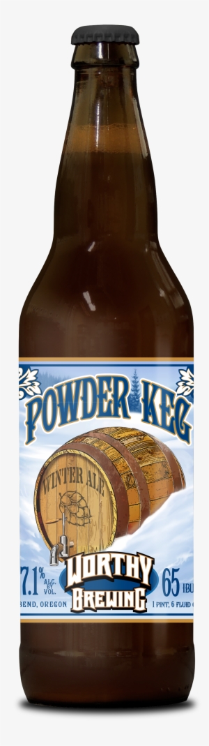Worthy Brewing Releases Powder Keg Winter Ale - Beer Bottle #523891