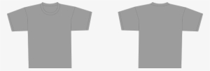 This Free Clipart Png Design Of Grey T Shirt Template #524418