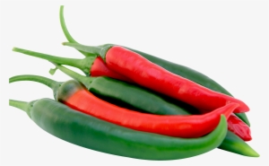 Red And Green Chilli Peppers Png Image - Green And Red Chilli #524616