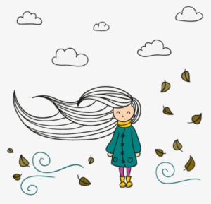 Wind Blows Kids Sticker #524705