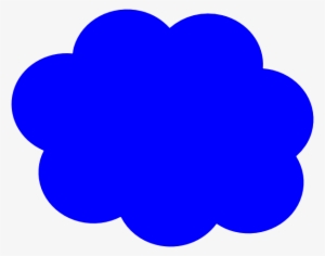 Outline Of Cloud Clipart Image - Blue Clouds Clip Art #525464