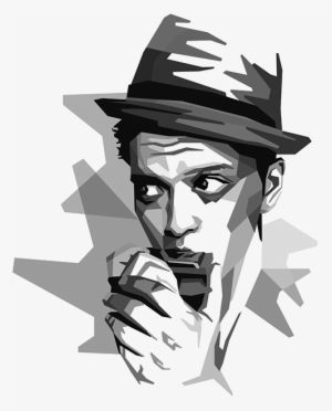 Bruno Mars Png Transparent Image - Bruno Mars Art Png #525875