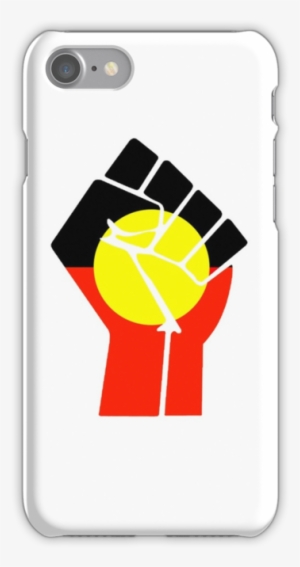 Clipart Resolution 500*667 - Aboriginal Flag With Hand #525969