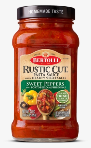 Bertolli® Rustic Cut™ Sweet Peppers And Portobello - Bertolli Rustic Cut Marinara #526312