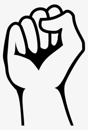 File - Hands - Zip - Fist Hand White Png #526469