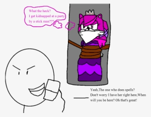 Kidnapped By A Stick Man - Cartoon #526645