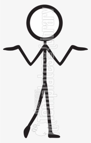 Stick Figures Svg Black And White Library - Transparent Image Of A Stick Figure #526671