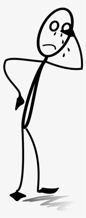 Stick Figure Sadness Drawing Animation Crying - Sad Stickman #526700