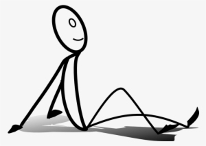 Sitting Stick Man - Stick Figure Sitting Down #526744