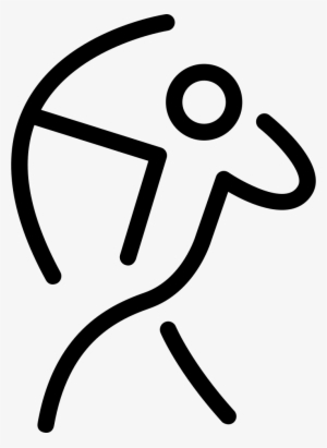 Archer Stick Man With An Arch Comments - Archer Stick Figure #526842