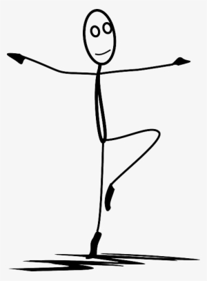 Ballet, Dance, Dancing, Stickman, Stick Figure - Dancing Stick Figure #527235