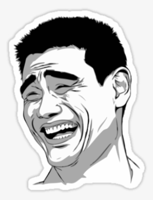 Bitch Please Sticker - Asian Guy Meme Laughing Black And White 2-piece Dual #527454 Bitch Please Sticker - Asian Guy Meme Laughing Black And White 2-piece Dual #527454