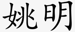 Open - Ming In Chinese Character #527482