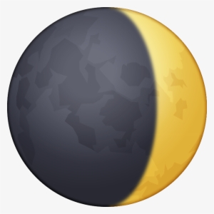 Waxing Crescent Moon Emoji - Waning Gibbous Moon Emoji #527978