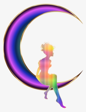 This Free Icons Png Design Of Chromatic Fairy Sitting #528041