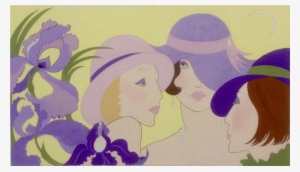 Joanne Mcguire Battiste Roaring 20's Flapper Girls - Painting #528124