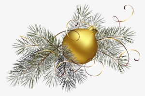 Elegant Christmas Wreaths Png - Gold Christmas Transparent Background #528577