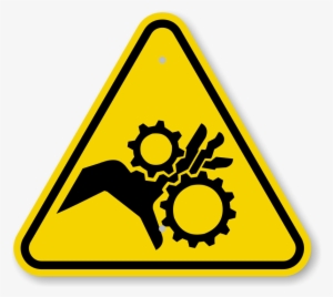 Iso Safety Signs - Moving Parts Warning Sign - Free Transparent PNG ...