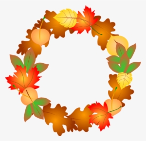Fall And Autumn Clipart Seasonal - Fall Wreath Clip Art #528770