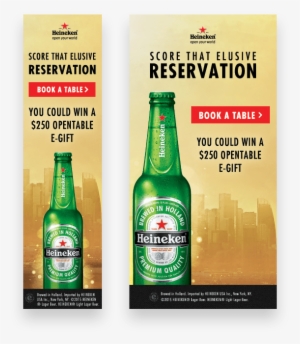 Heineken Banners - Heineken Beer Bottles (6 Pack) (330ml) #529015