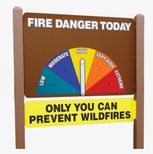 Standard Two Sided Fire Danger Sign - Fire Danger #529110