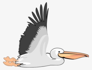 Old Pelican Clip Art At Png Png Images - Flying Pelican Clip Art #529134