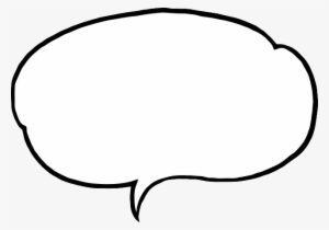 Bubble Speech Comment Speech Bubble Talk D - Speech Bubble White Outline Png #529664