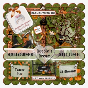 Halloween Autumn ~ Elements * Tagger Size/cu Ok - Autumn #529886