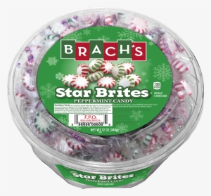 Brach's Red And Green Star Brites Peppermint Candy, #529991