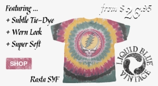 Grateful Dead Vintage Tie Dye T Shirt Tees - T-shirt #5200562