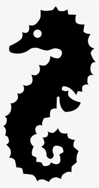 Seahorse - Aquamarine Und Schwarze Mousepads #5200919