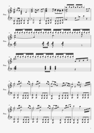 Inuyasha Battle Theme Sheet Music Composed By Composed - Kohaku's Theme Piano Sheet Music #5201513