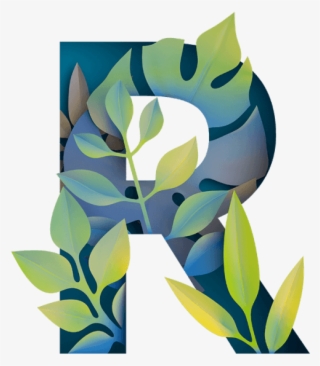 Green Organic Paper Jungle Font - Paper #5201956