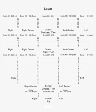 Artpark Mainstage Seating Map #5202119