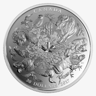 Pure Silver Coin - 2 Oz Pure Silver Coin Flora And Fauna Of Canada #5202685