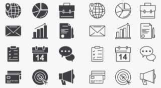 Business Icons Vector - Vector Business Icon Png #5202847