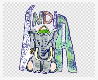 Indian Elephant Drawings Clipart Indian Elephant Drawing - Indian Elephant Drawing #5206248