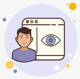 Man Window Eye Icon - Icon #5209411