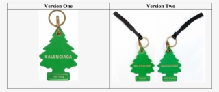 Balenciaga Offered For Sale And Sold Leather Key Rings - Christmas Tree #5210510
