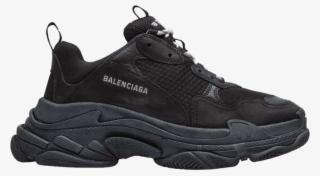 Balenciaga Triple S Trainer 'triple Black' - .com - Free Transparent ...