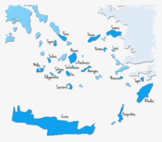 Backpacking In The Aegean Sea, Greece - Greece Map #5212547