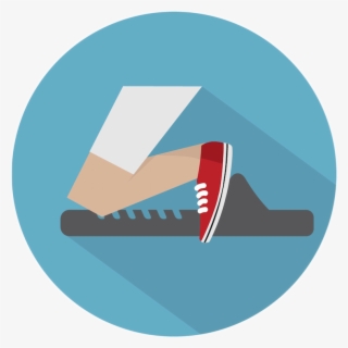 Calf Exercise Icon - Graphic Design #5213838