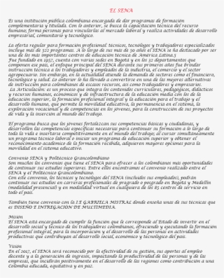 El Sena Es Una Institución Pública Colombiana Encargada - Friendship #5214387